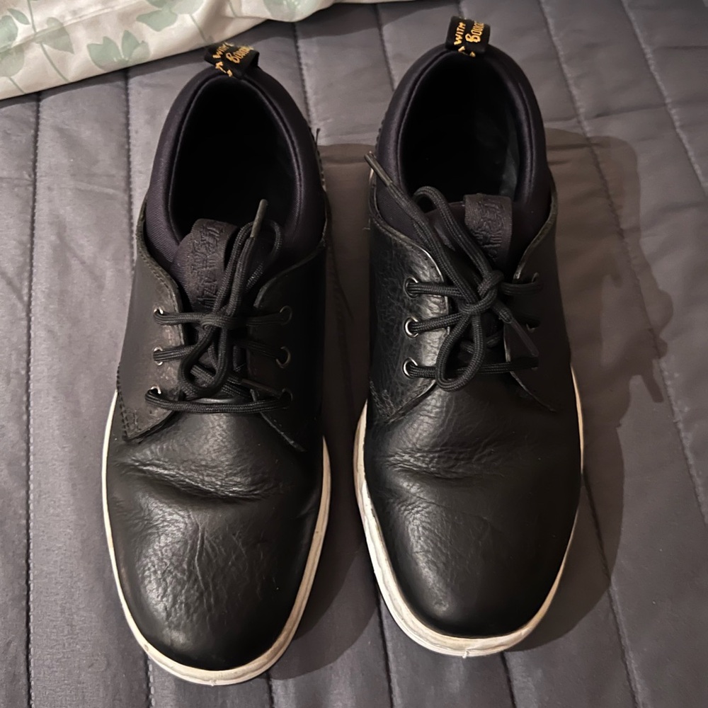 Black Leather Men's Shoes